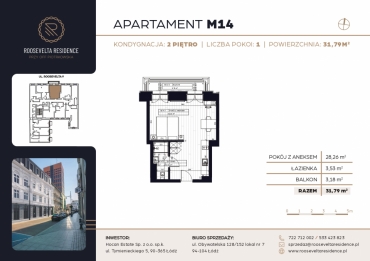 Apartament M14 ROMEO I JULIA