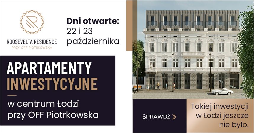 Apartamenty inwestycyjne w centrum Łodzi
