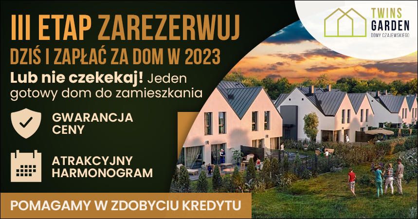 Nie czekaj - Jeden dom gotowy do zamieszkania!