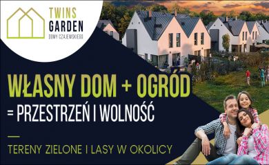 Własny dom z ogrodem.